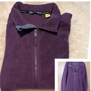 Cabela’s Purple Fleece Full Zip Jacket
